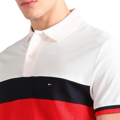 Camisa Polo Regular Tommy Hilfiger Colourblock Reg na internet