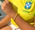 Pulseira Brasil Amarelo Bandeira