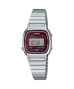 Relógio Casio Vintage Digital Feminino LA670WA-4DF Prata