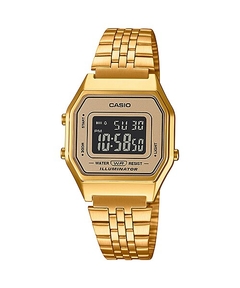 Relógio Casio Vintage Digital Feminino LA680WGA-9BDF Dourado