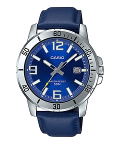 Relógio Casio Masculino Analógico MTP-VD01L-2BVUDF Azul