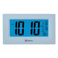 Relógio Despertador Herweg Digital 2972-070 Prata - comprar online