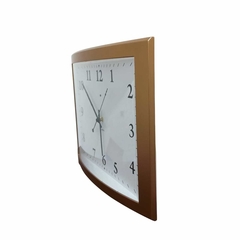 Relógio de parede Herweg Retangular 6910-318 Dourado Fosco - comprar online