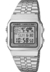 Relógio Casio Vintage Digital A500WA-7DF Pulseira de Aço Prata