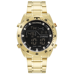 RELÓGIO TECHNOS MASCULINO DIGITAL BJ3589AB/1D DOURADO