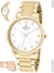 Relógio Champion Elegance CN24066H Pulseira Aço Dourado