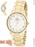 Relógio Champion Crystal CN25583H Pulseira Aço Dourado