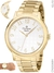 Relógio Champion Elegance CN26368H Pulseira de aço Dourado