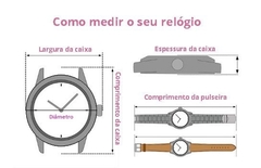 Relógio Euro Feminino Analógico EU2036YLZ/4P Pulseira de Aço Preto - comprar online