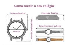Relógio Technos Feminino 2025LTU-1B Slim Aço Mesh Dourado - loja online
