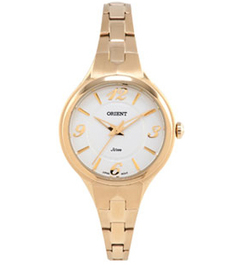 Relógio Orient Feminino FGSS0029 S2KX Pulseira Aço Dourado