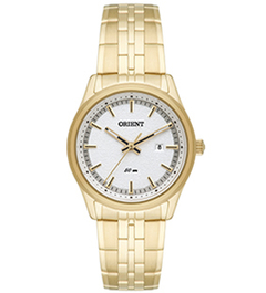 Relógio Orient Feminino FGSS1115 S1KX Pulseira Aço Dourado