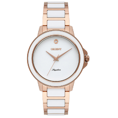 Relógio Orient Eternal Feminino FTSS0101 B1RB Rosê/Branco