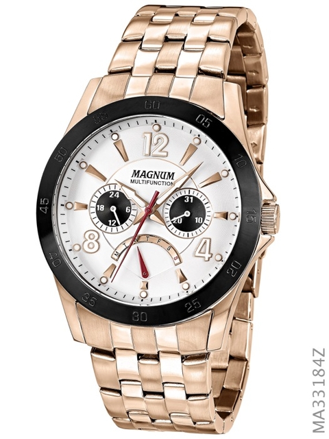 Relógio Magnum Masculino Sports MA33657P Chronograph Preto