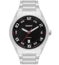 Relógio Orient Sports MBSS1298 P2SX Pulseira de Aço prata