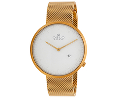 Relógio Oslo Masculino Slim OMGSSS9U0007 B1KX Dourado