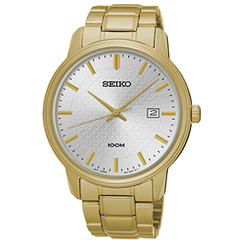 Relógio Seiko Masculino SUR198B1 S1KX Pulseira de Aço Dourado