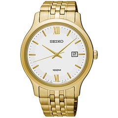 Relógio Seiko Masculino SUR224B1 B3KX Pulseira de Aço Dourado