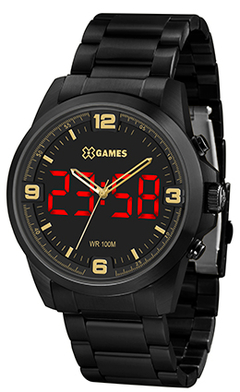 Relógio X Games Xtell Masculino Anadigi XMNSA002 P2PX Preto