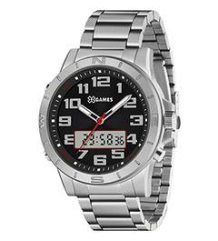Relógio XGames Masculino Anadigi XMSSA010 P2SX Prata
