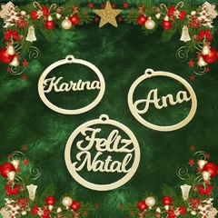 Bola de Natal Personalizada