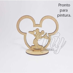 10 - Centro de Mesa Mickey Silhueta - Try Laser