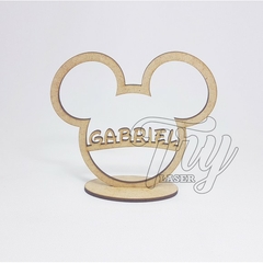 10 - Centro de Mesa Mickey com Nome - comprar online