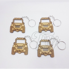 15 - Chaveiro mdf Jeep Safari Festa off-road 5 cm com argola - comprar online