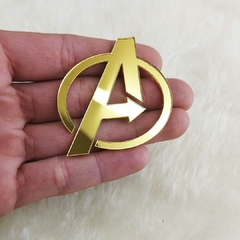 10 - Apliques Logo Vingadores Avengers