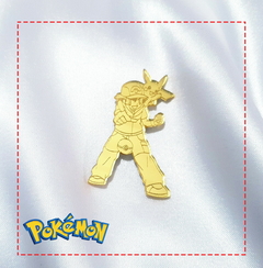 10 - Apliques Pokémon Pikachu Ash - comprar online