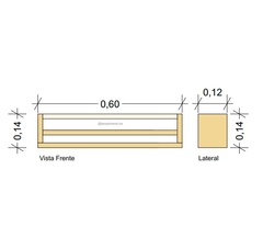 Estante Librero con freno - comprar online