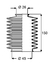 FUELLE CREM (M) (IZQ/DER) PEU 404 (Todos) / 504 (Todos) ./82 MECANICA