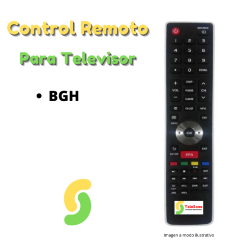 BGH CR LED 0001 Control Remoto