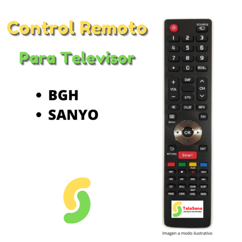 BGH CR LED 0002 Control Remoto