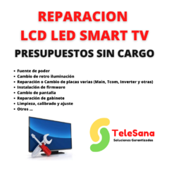 REPARACION DE TV - LCD LED SMART TV