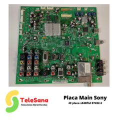 Sony Placa Main Sony 42 placa s040fhd 07452-3