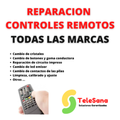 REPARACION CONTROLES REMOTOS