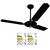 VENTILADOR TETO NEW ECO 3 PAS 127V PRETO VENTI DELTA