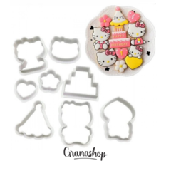 Set Cortantes "Hello kitty x8"