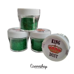 Glitter comestible verde king dust en internet