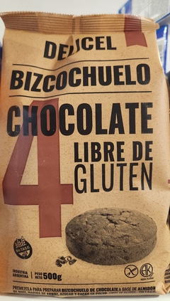 DELICEL PREMEZCLA BIZCOCHUELO SIN GLUTEN CHOCOLATE