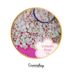 Sprinkle corazon rosa 50gr - T7