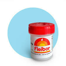 COLORANTE CELESTE FLEIBOR PASTA 15GR - comprar online