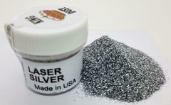 Glitter Comestible King Dust x4 gr Laser Silver