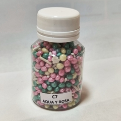 Sprinkles AQUA Y ROSA 50 grs. - C7