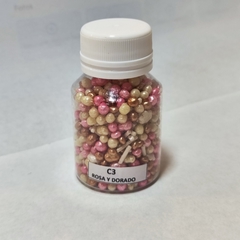 Sprinkles ROSA Y DORADO 50 grs. - C3