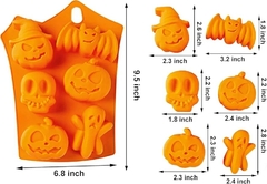 Molde silicona X6 figuras Halloween en internet