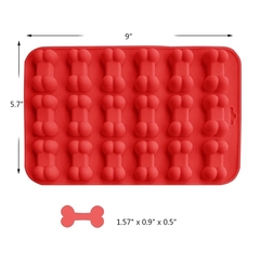 Molde silicona x18 huesitos en internet