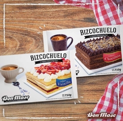 BIZCOCHUELO CHOCOLATE X3 BONMASE CUADRADO - comprar online