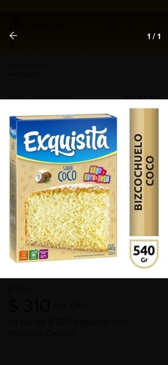 Exquisita Coco 540gr